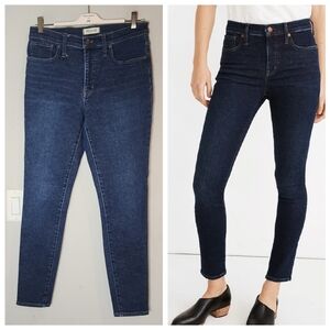 Madewell 9" Mid-Rise Skinny Jeans Tencel Denim Edition Size 30 (10)
